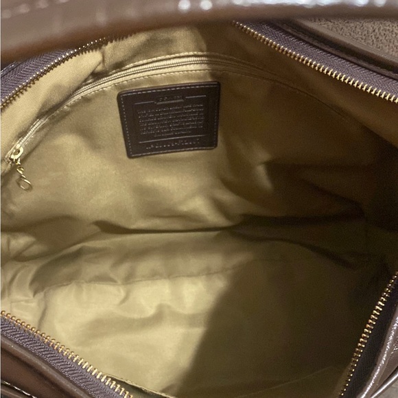 NWOT Authentic Vintage Hobo COACH original Dark Brown & Matching Logo Wallet - Picture 5 of 14